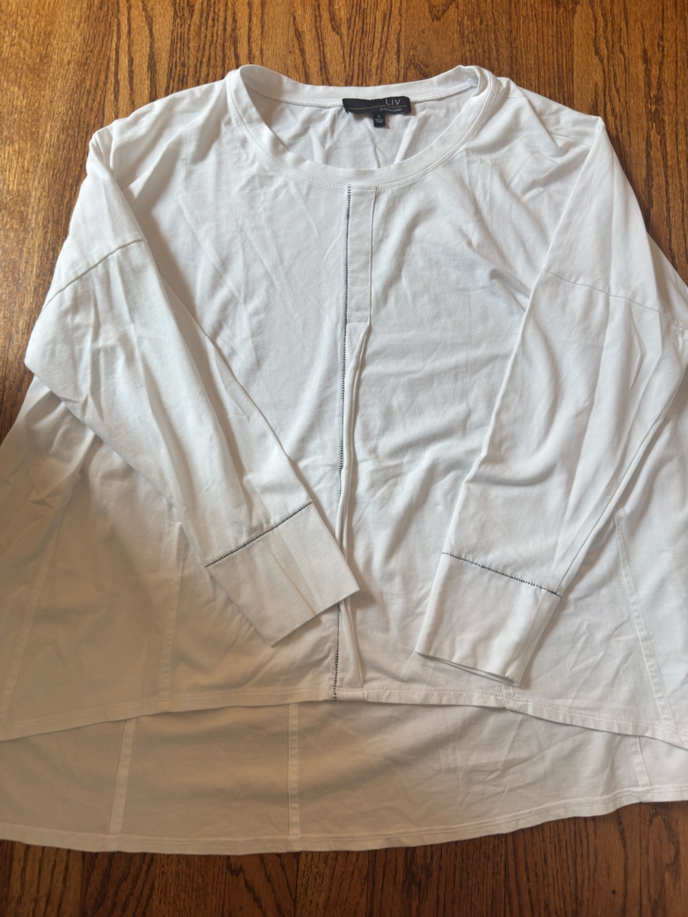 Liv by Habitat Long-Sleeve Shirt with Contrast Stitching